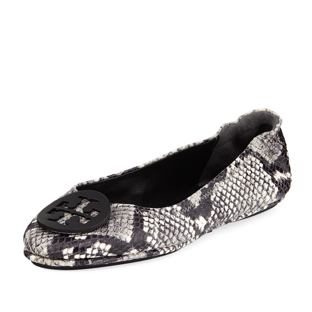 Tory Burch Snakeskin Ballet Flats